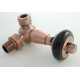 Wyvern Faringdon Antique Copper Corner Thermostatic Radiator Valves