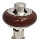 Wyvern Faringdon Nickel Angled Thermostatic Radiator Valves