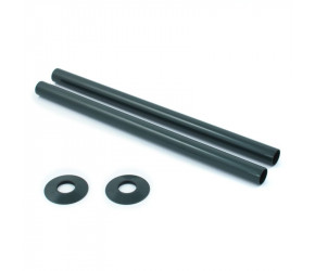 Wyvern Anthracite 300mm Pipe Cover & Floorplate Set