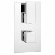 Kartell Element Chrome Concealed Thermostatic Shower Valve and Diverter