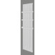 Eastbrook Sandhurst Vertical Aluminium Matt White Designer Radiator 1800mm x 415mm