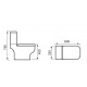Dunham Complete Modern White Bathroom Suite with Right Hand L-Shaped Bath