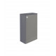 Kartell 500mm WC Unit with Concealed Cistern - Basalt Grey