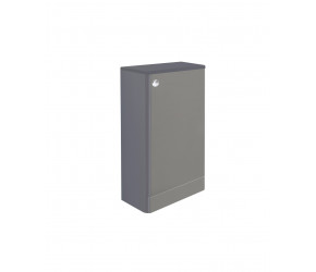 Kartell 500mm WC Unit with Concealed Cistern - Basalt Grey