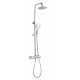 Kartell Plan Thermostatic Exposed Bar Shower with Ultra Slim Overhead Drencher