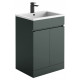 Iona Sky Anthracite Floor Standing Bathroom Vanity Unit & Basin 600mm