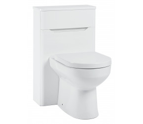 Iona Curve Gloss White Back To Wall Toilet WC Unit 500mm