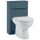 Iona Curve Blue Back To Wall Toilet WC Unit 500mm
