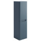 Iona Curve Blue 1400mm Tall Bathroom Storage Unit