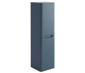 Iona Curve Blue 1400mm Tall Bathroom Storage Unit