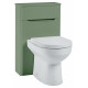 Iona Curve Green Back To Wall Toilet WC Unit 500mm