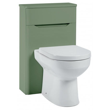 Iona Curve Green Back To Wall Toilet WC Unit 500mm