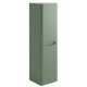 Iona Curve Green 1400mm Tall Bathroom Storage Unit