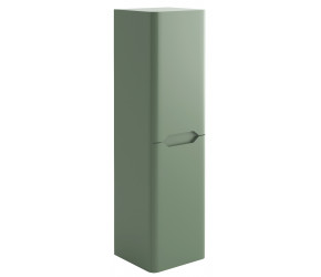 Iona Curve Green 1400mm Tall Bathroom Storage Unit