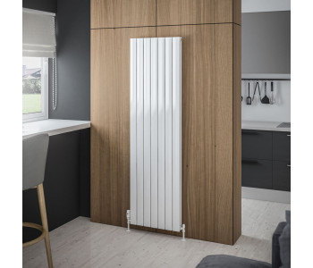 Eastbrook Addington Aluminium Gloss White Double Panel Radiator 1800mm x 440mm