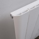 Eastbrook Peretti Matt White Vertical Aluminium Radiator 1800mm x 565mm