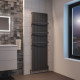 Eastbrook Peretti Matt Anthracite Vertical Aluminium Radiator 1800mm x 565mm