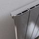 Eastbrook Peretti Polished Aluminium Radiator 1800mm x 565mm