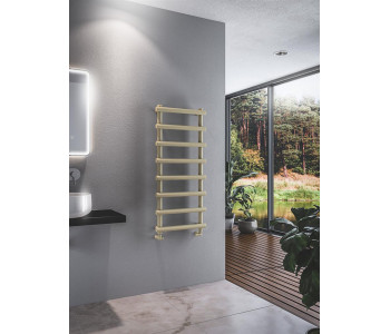 Eastbrook Marlow Matt Cappuccino Designer Heated Towel Rail 1150mm x 500mm