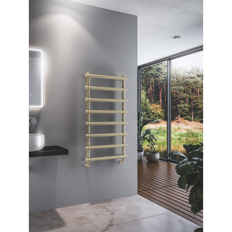 Eastbrook Marlow Matt Cappuccino Designer Heated Towel Rail 1150mm x 600mm