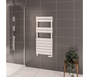 Eastbrook Addington Type20 Gloss White Designer Towel Rail 1110mm x 500mm