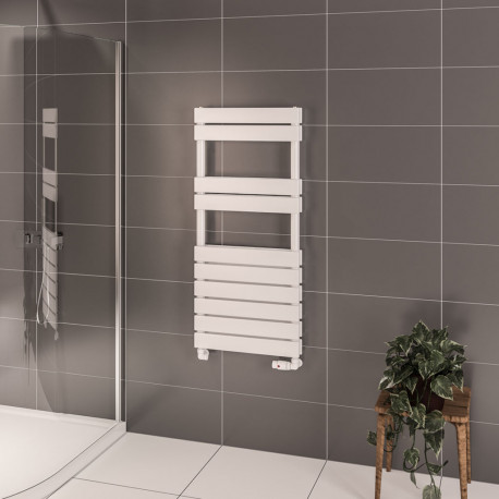 Eastbrook Addington Type20 Gloss White Designer Towel Rail 1110mm x 500mm