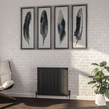 Eastbrook Addington Type10 Vertical/Horizontal Matt Anthracite Radiator 600mm x 662mm