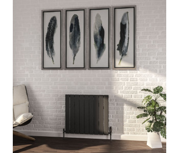 Eastbrook Addington Type10 Vertical/Horizontal Matt Anthracite Radiator 600mm x 662mm