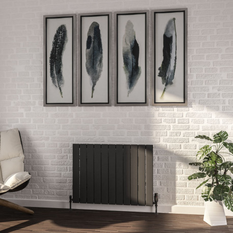 Eastbrook Addington Type10 Vertical/Horizontal Matt Anthracite Radiator 600mm x 810mm