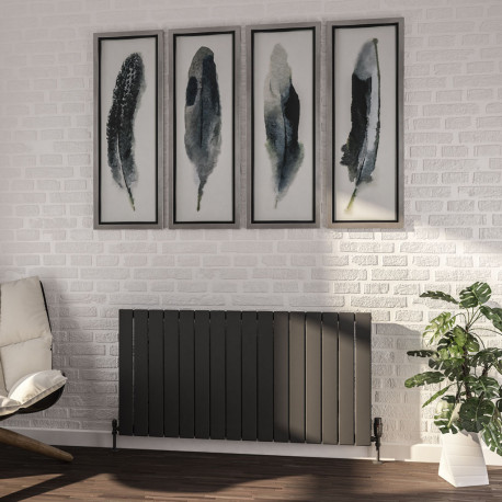 Eastbrook Addington Type10 Vertical/Horizontal Matt Anthracite Radiator 600mm x 1180mm