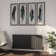 Eastbrook Addington Type10 Vertical/Horizontal Matt Anthracite Radiator 600mm x 1254mm