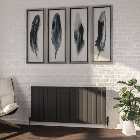 Eastbrook Addington Type10 Vertical/Horizontal Matt Anthracite Radiator 600mm x 1254mm