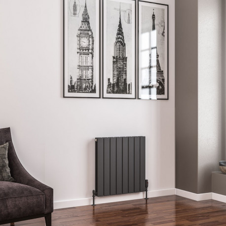 Eastbrook Addington Type20 Vertical/Horizontal Matt Anthracite Radiator 600mm x 588mm