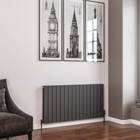 Eastbrook Addington Type20 Vertical/Horizontal Matt Anthracite Radiator 600mm x 1180mm