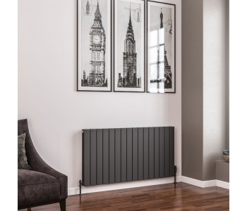 Eastbrook Addington Type20 Vertical/Horizontal Matt Anthracite Radiator 600mm x 1180mm