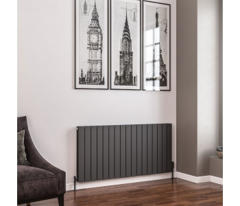 Eastbrook Addington Type20 Vertical/Horizontal Matt Anthracite Radiator 600mm x 1254mm