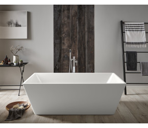 Kartell Kruze Gloss White Freestanding Bath 1700mm x 800mm