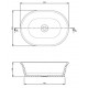 BC Designs Bampton Aurelius Countertop Basin 535mm x 390mm