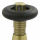 Wyvern Jaguar Antique Brass Angled Thermostatic Radiator Valve & Lockshield