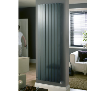 Eucotherm Mars Anthracite Vertical Flat Double Panel Radiator 600mm x 445mm