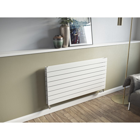 Eucotherm Mars White Horizontal Flat Double Panel Radiator 595mm x 600mm