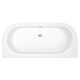 Synergy Curve D Shaped Back To Wall Freestanding Bath 1700mm x 800mm
