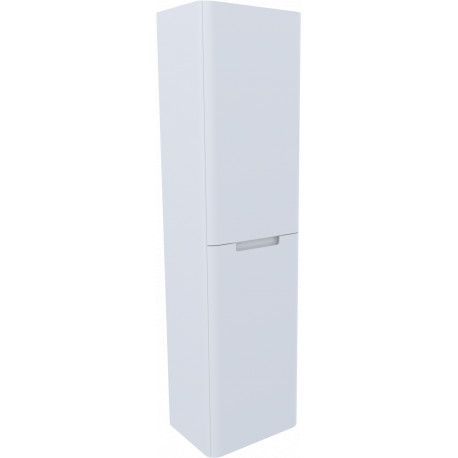 Tailored Monza Gloss White 400mm Wall Hung Tallboy Storage Cabinet