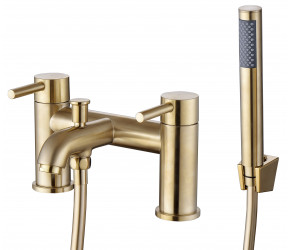Tailroed Chepstow Brushed Brass Bath Shower Mixer Tap