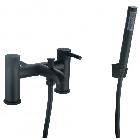 Tailroed Chepstow Orca Black Bath Shower Mixer Tap