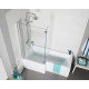 Kartell Tetris Left Hand L Shaped Shower Bath 1500mm x 850mm