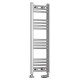 Eastbrook Wendover Straight Chrome Towel Rail 1000mm High x 300mm Wide