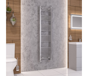 Eastbrook Wendover Straight Chrome Towel Rail 1600mm High x 400mm Wide