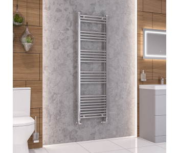 Eastbrook Wendover Straight Chrome Towel Rail 1600mm High x 500mm Wide