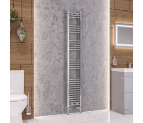 Eastbrook Wendover Straight Chrome Towel Rail 1800mm High x 300mm Wide